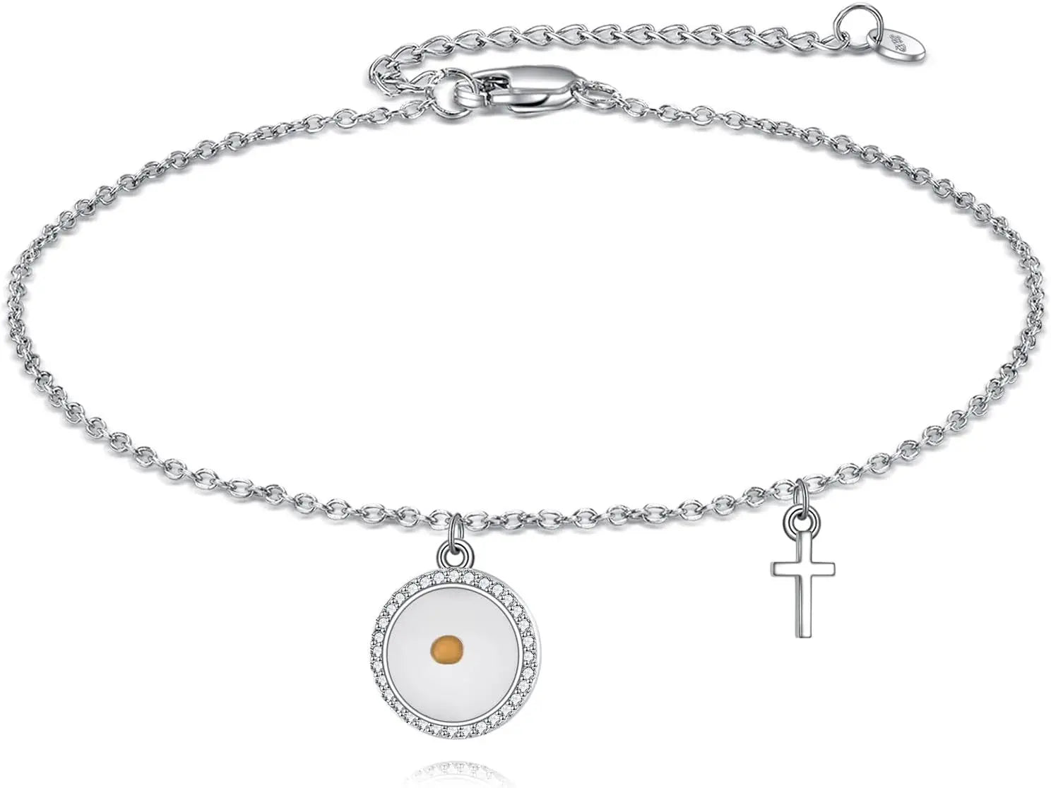 925 Sterling Silver Mustard Seed Bracelet 
