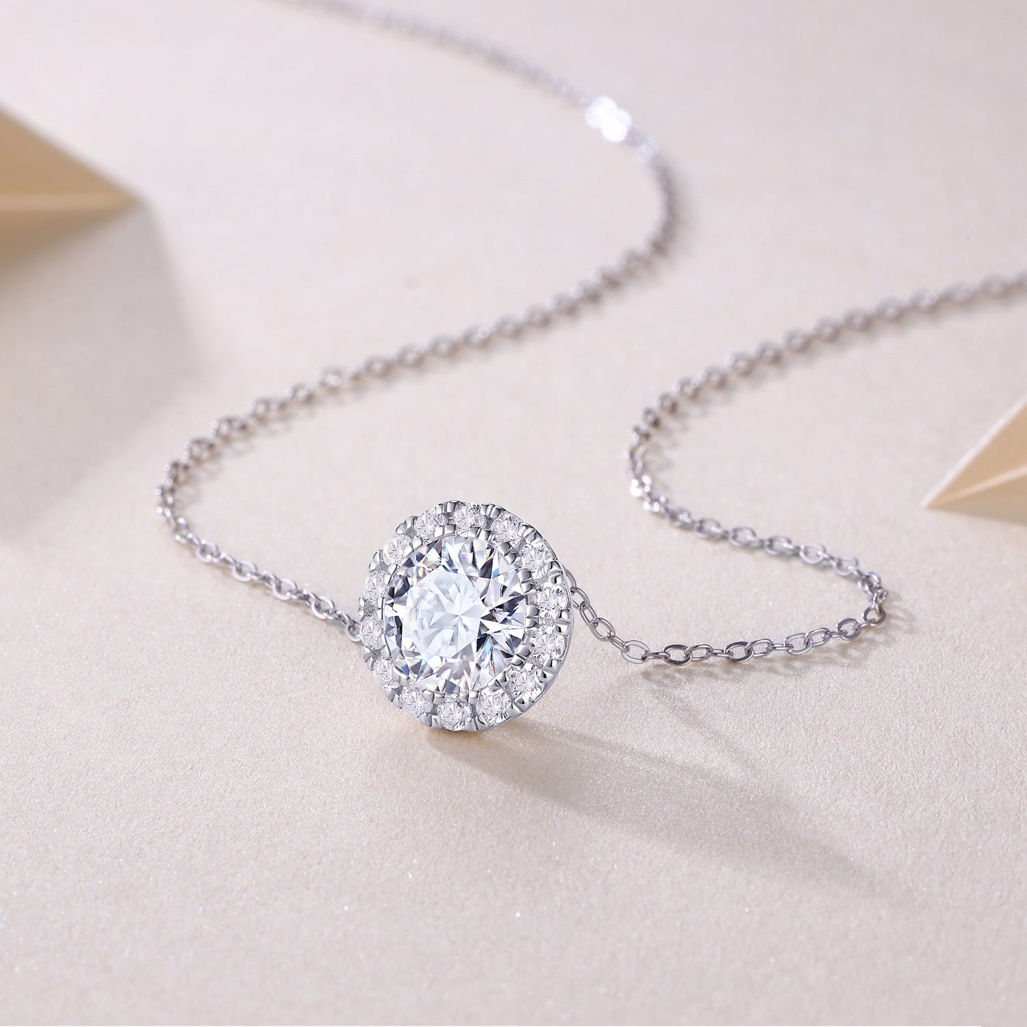 Legend Of The Starry Night - 2-carat Moissanite S925 Sterling Silver And Platinum Plating Pendant