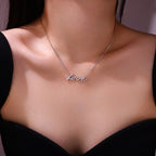 Moissanite, This Luxurious And Fashionable Light Luxury Trend Jewelry Necklace Pendant Is Made Of S925 Silver Electroplated With Platinum NP Collection