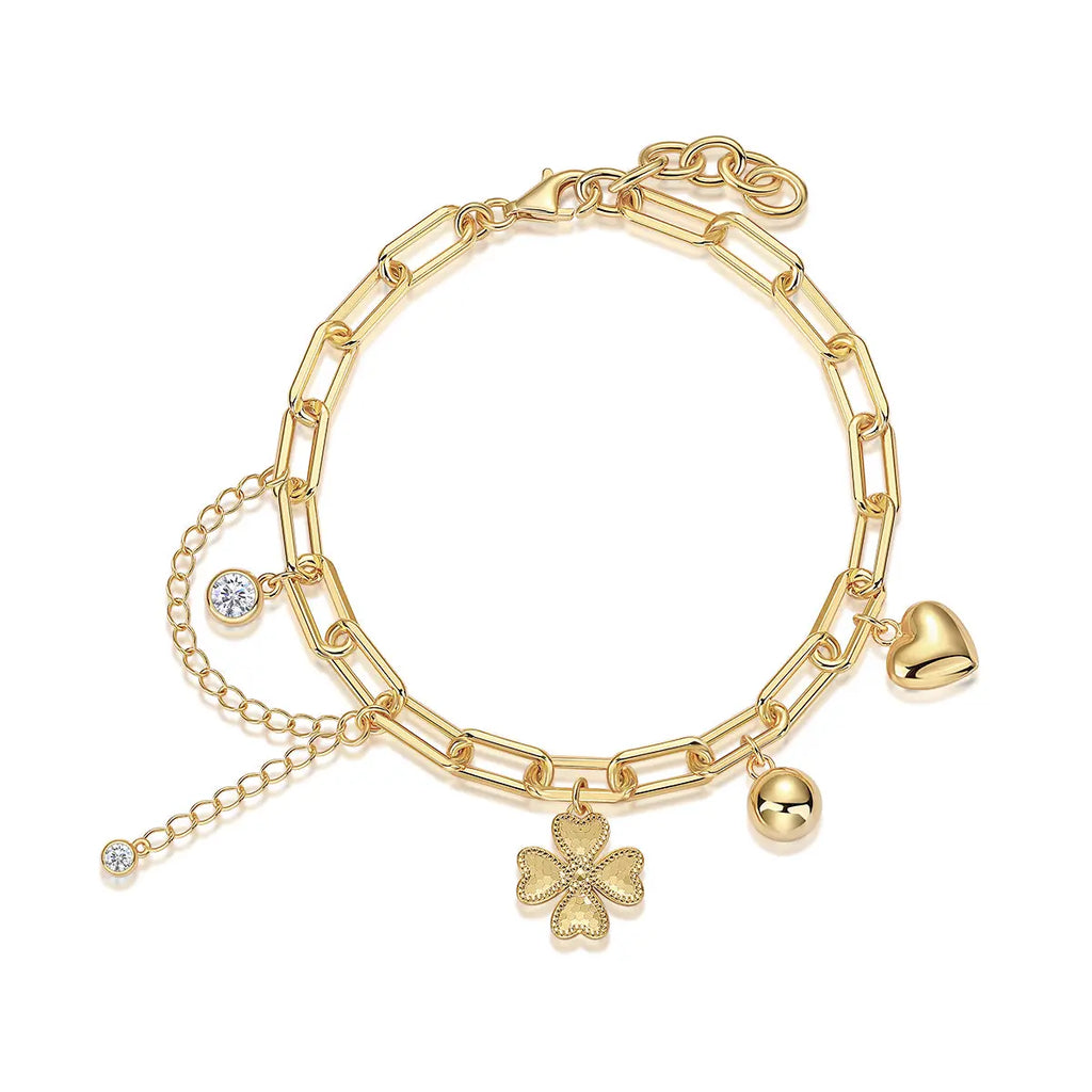 0.5-Carat Luxury Moissanite S925 Gold-Plated Silver Bracelet – Light Luxury Trend Jewelry NP Collection