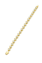 0.5 Carat Luxury And Light Luxury Fashion Jewelry Bracelet With Top Moissanite, S925 Silver Plated Gold Material. - N&P Colletion