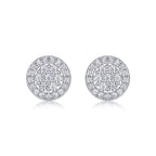 Cosmic Conjecture - Moissanite S925 Sterling Silver And Platinum-plated Stud Earrings