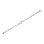 1-carat Luxury And Fashionable Light Luxury Trend Jewelry Silver Bracelet Set With Top-quality Moissanite, S925 Silver Electroplated Platinum NP Collection