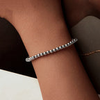 925 Sterling Silver Simple Fashion Ball Bracelet