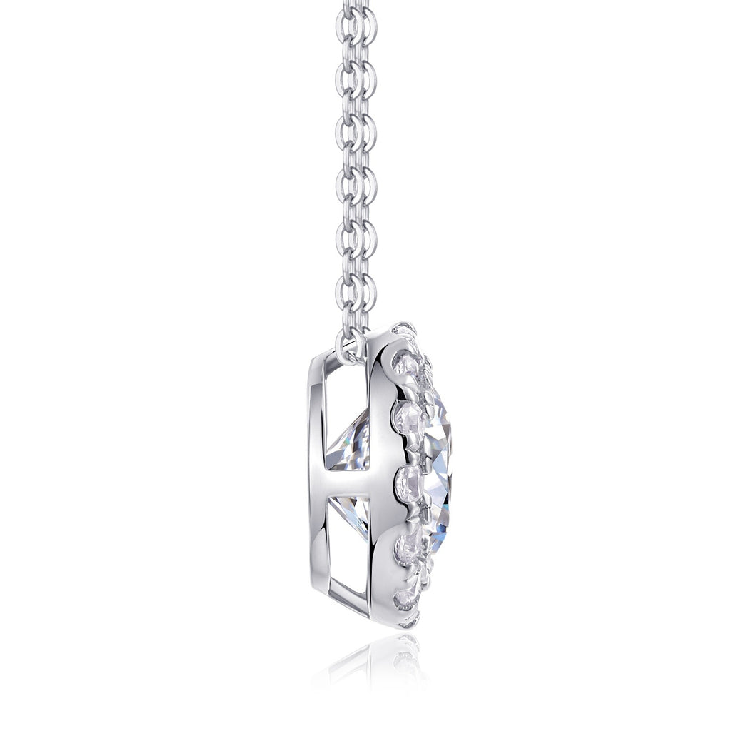 Legend Of The Starry Night - 2-carat Moissanite S925 Sterling Silver And Platinum Plating Pendant