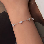 Simple Love S925 Sterling Silver Bracelet