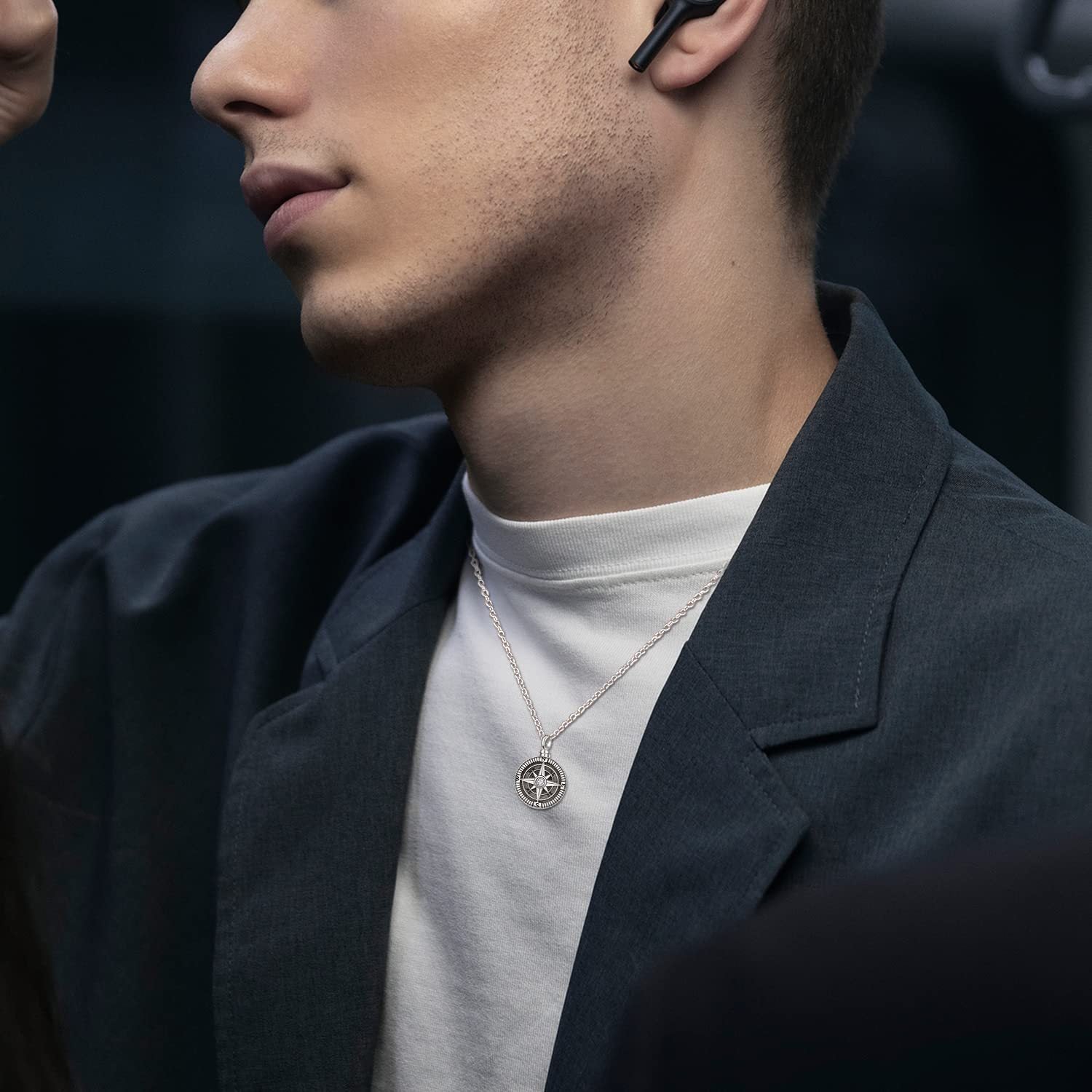 Urn Necklaces Compass 925 Sterling Sliver Keepsake Urns Pendant