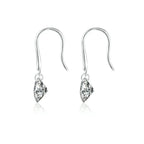 Moissanite Luxury And Fashionable Light Luxury Jewelry Silver Stud Earrings S925 Silver Plated Platinum NP Collection