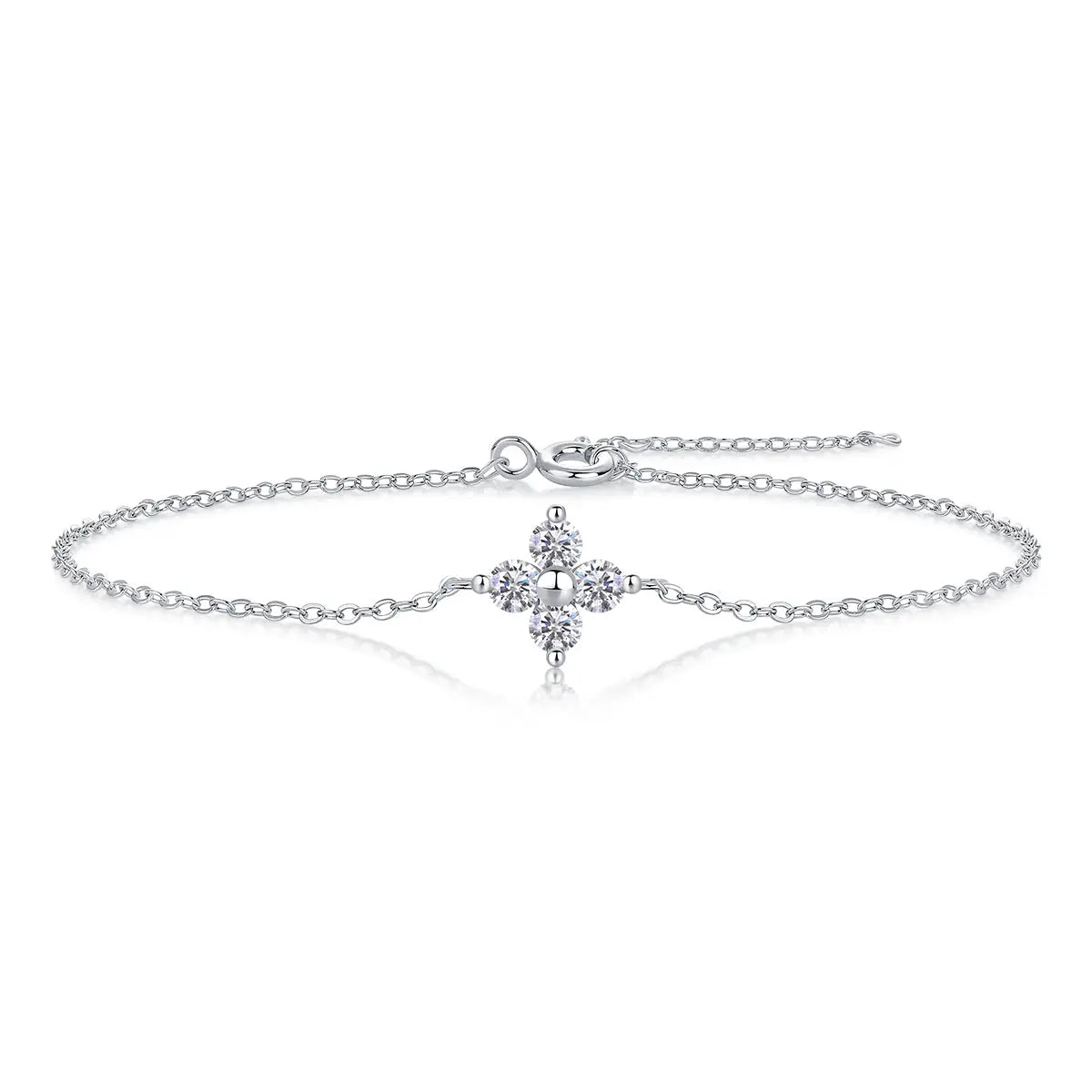 Eternal Ring – Luxurious Light Luxury Moissanite S925 Silver-Plated Platinum Bracelet NP Collection