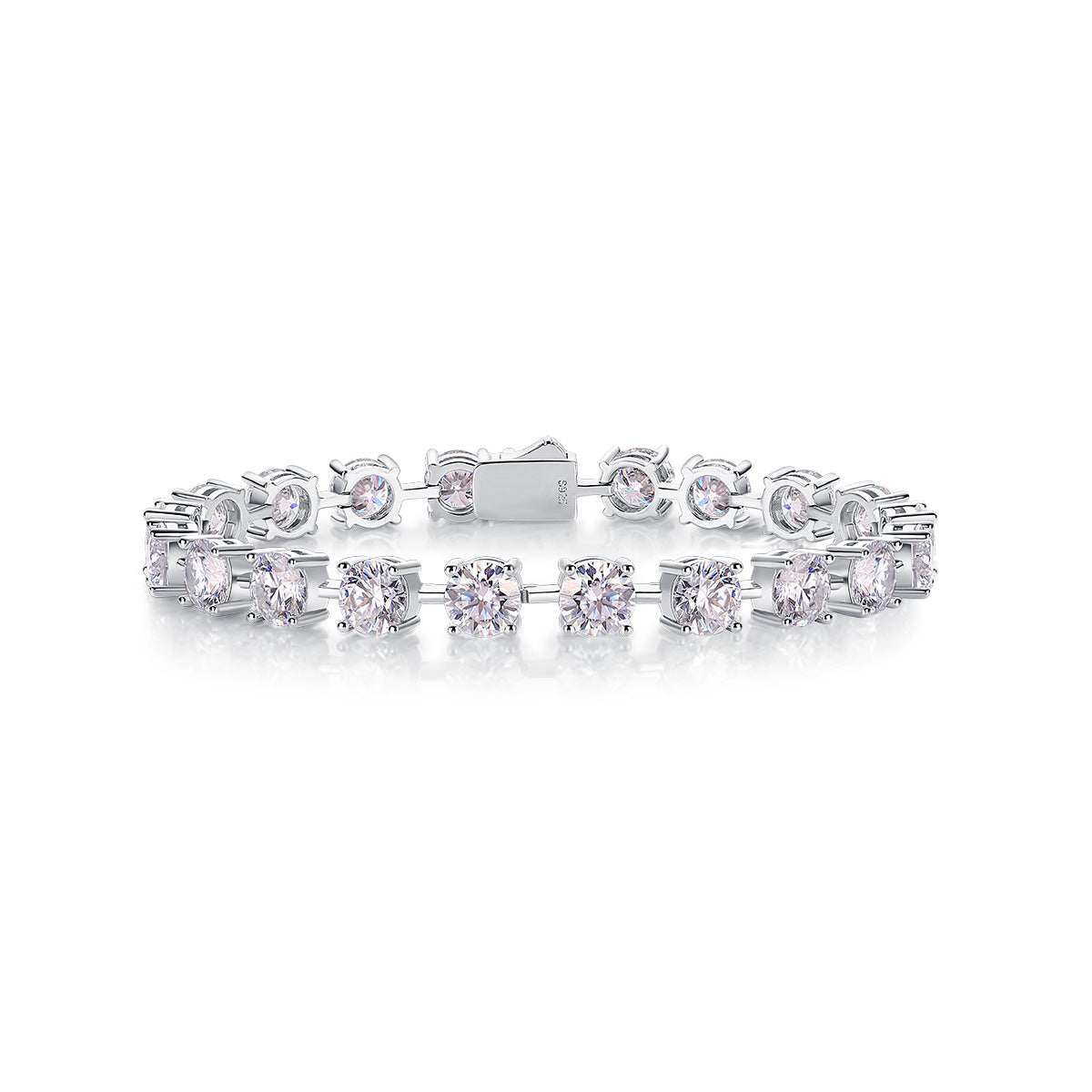 65mm Moissanite 1 Karat Time Bracelet