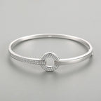 S925 Silver Bracelet High-grade Round Diamond