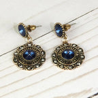 Sapphire Spark Drop Earrings NP Colletion