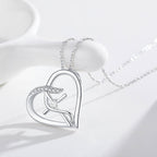 Cross Necklace 925 Sterling Silver Love Heart Infinity Faith Necklace Hope Pendant Cross