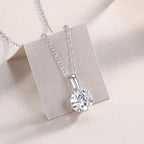Star - 2-carat Moissan Diamond S925 Sterling Silver And Platinum Plating Pendant