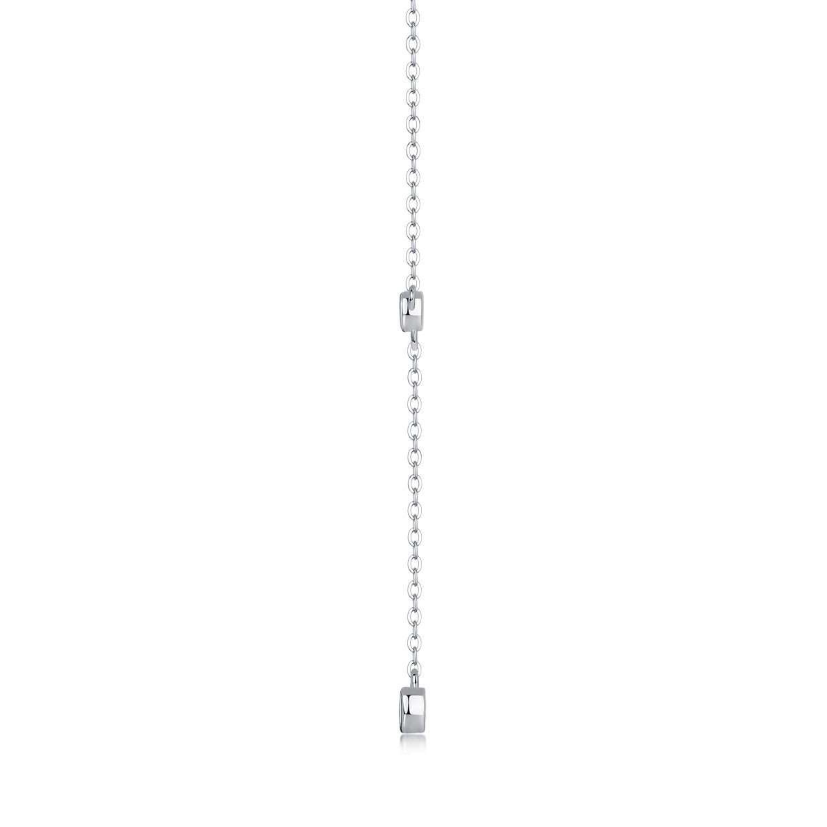 Tassel - Moissanite S925 Sterling Silver And Platinum Plating Pendant