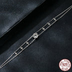 Simple Classic Design S925 Silver Diamond Bracelet