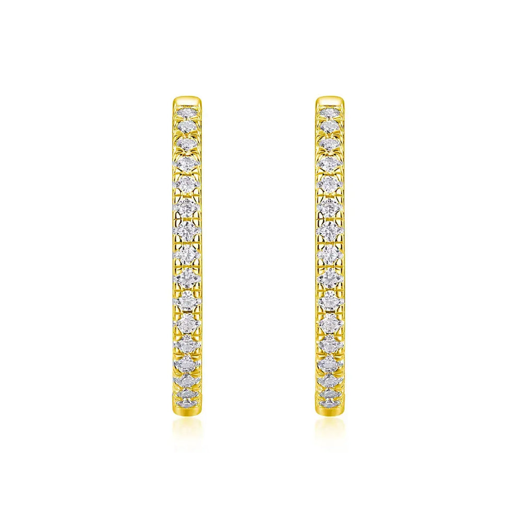 Yuedong Light - Premium Moissanite Luxury Fashion Light Luxury Jewelry Silver Stud Earrings S925 Silver Plated Platinum NP Collection