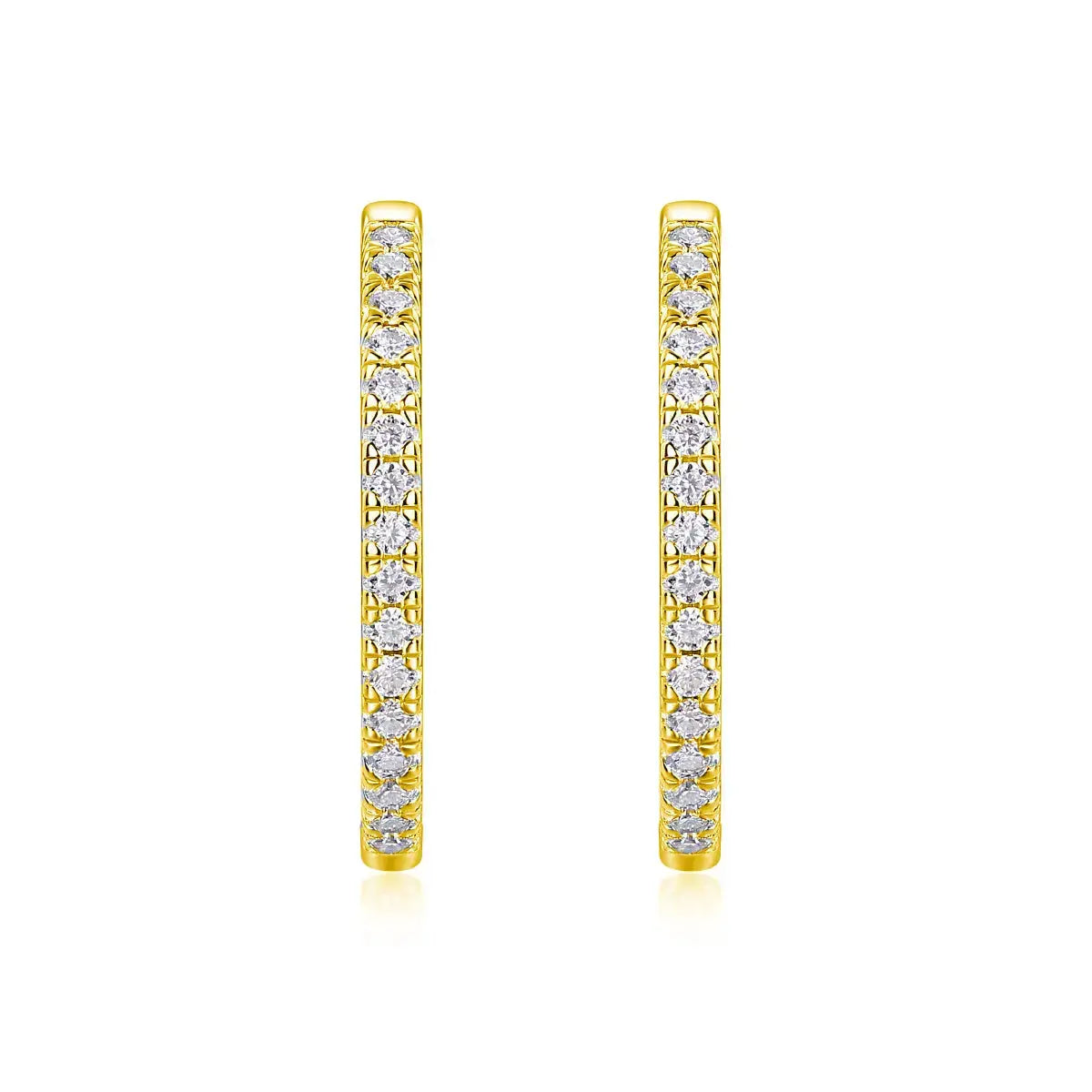 Yuedong Light - Premium Moissanite Luxury Fashion Light Luxury Jewelry Silver Stud Earrings S925 Silver Plated Platinum NP Collection