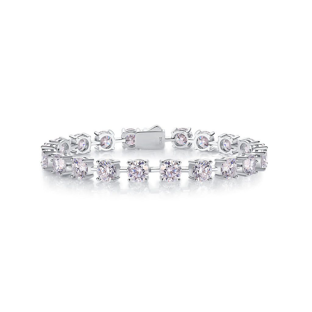 65mm Moissanite 1 Karat Time Bracelet