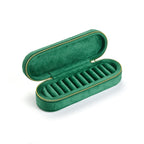 Exquisite Compact Mini Simple Style Portable Zipper Jewelry Box