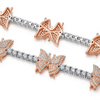 A Luxurious And Fashionable Minimalist Jewelry Bracelet Featuring Top-quality Moissanite, Made Of S925 Silver Electroplated With Platinum. - N&P Colletion