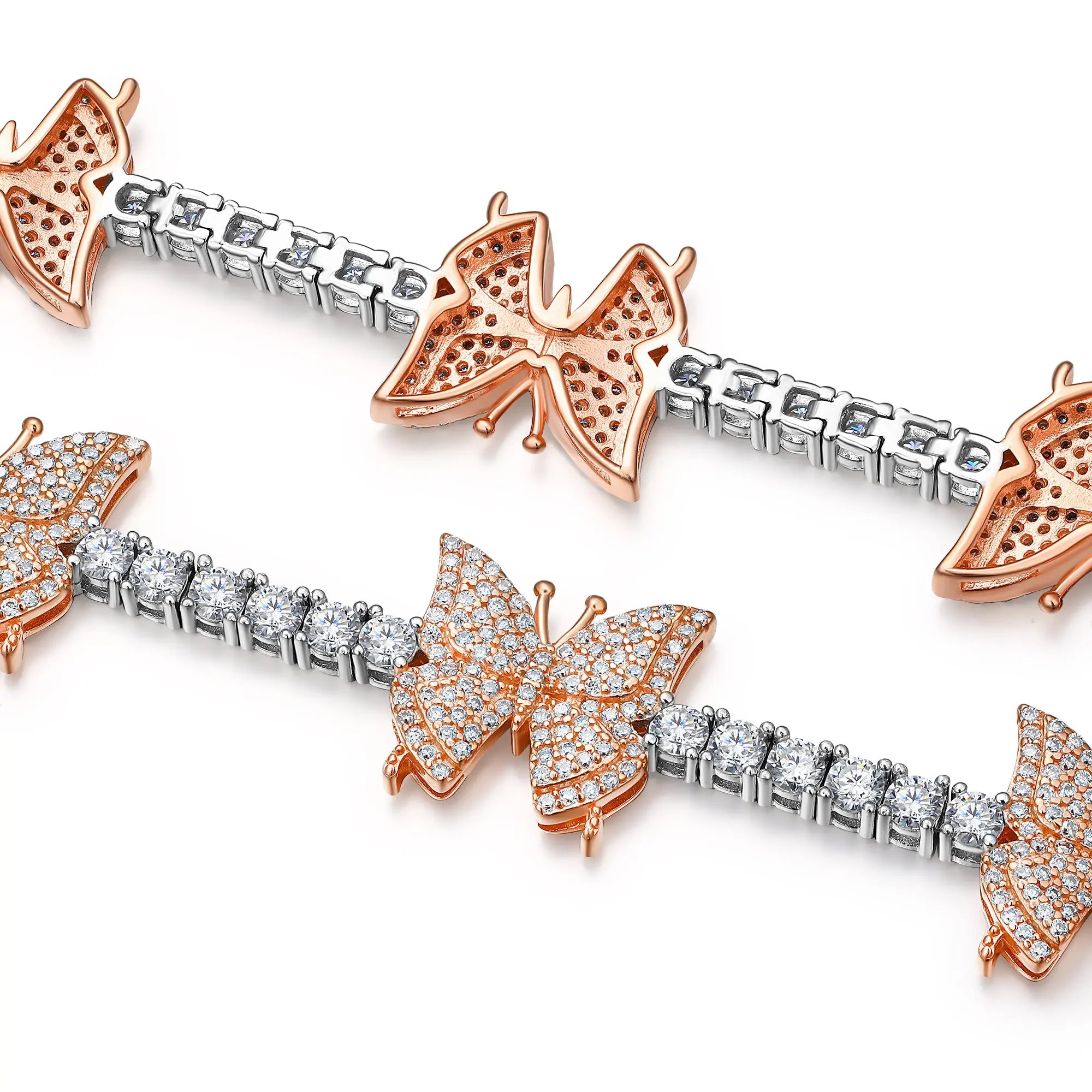 A Luxurious And Fashionable Minimalist Jewelry Bracelet Featuring Top-quality Moissanite, Made Of S925 Silver Electroplated With Platinum. - N&P Colletion