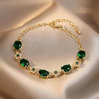 High-grade Design Exquisite Design Emerald Bracelet