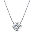 Love Of Time - 2-carat Moissan Diamond S925 Sterling Silver And Platinum-plated Pendant