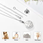 Urn Necklaces Compass 925 Sterling Sliver Keepsake Urns Pendant