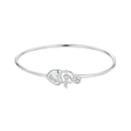 Romantic Heart-shaped Lock Buckle Bracelet 925 Sterling Silver Bracelet