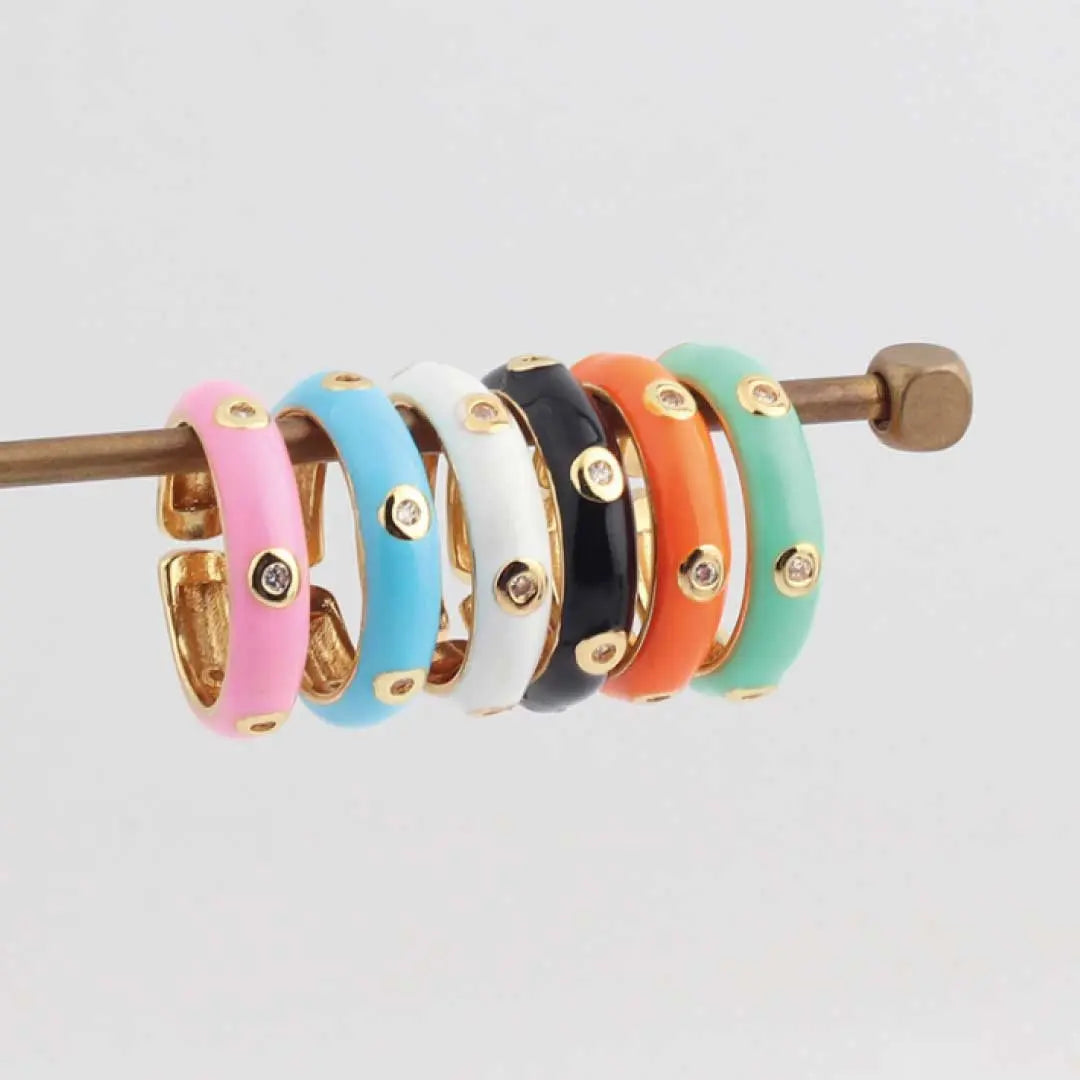 Stackable Enamel Band NP Colletion