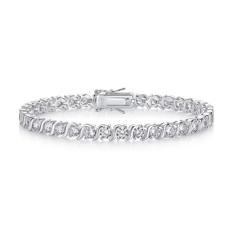 S925 Silver Platinum-Plated Bracelet – Light Luxury Trend Jewelry NP Collection