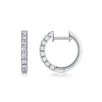 Moissanite Luxury & Fashionable Light Luxury Silver Stud Earrings – S925 Platinum Plated NP Collection