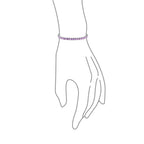 12 CTW Simulated round Solitaire Cubic Zirconia Bracelet