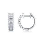 Dynamic - Top-quality Moissanite Luxury And Fashionable Light Luxury Jewelry, Silver Stud Earrings S925, Silver-plated Platinum NP Collection