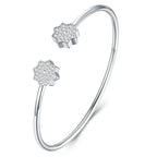 Luxury Minimalist Moissanite Bracelet in Platinum-Plated S925 Silver - N&P Colletion