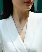 Simple Pleasure - 2-carat Moissanite S925 Sterling Silver And Platinum Plating