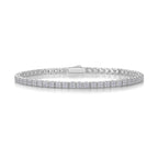 Piano Poet – Fashionable Light Luxury Moissanite S925 Silver-Plated Platinum Bracelet NP Collection