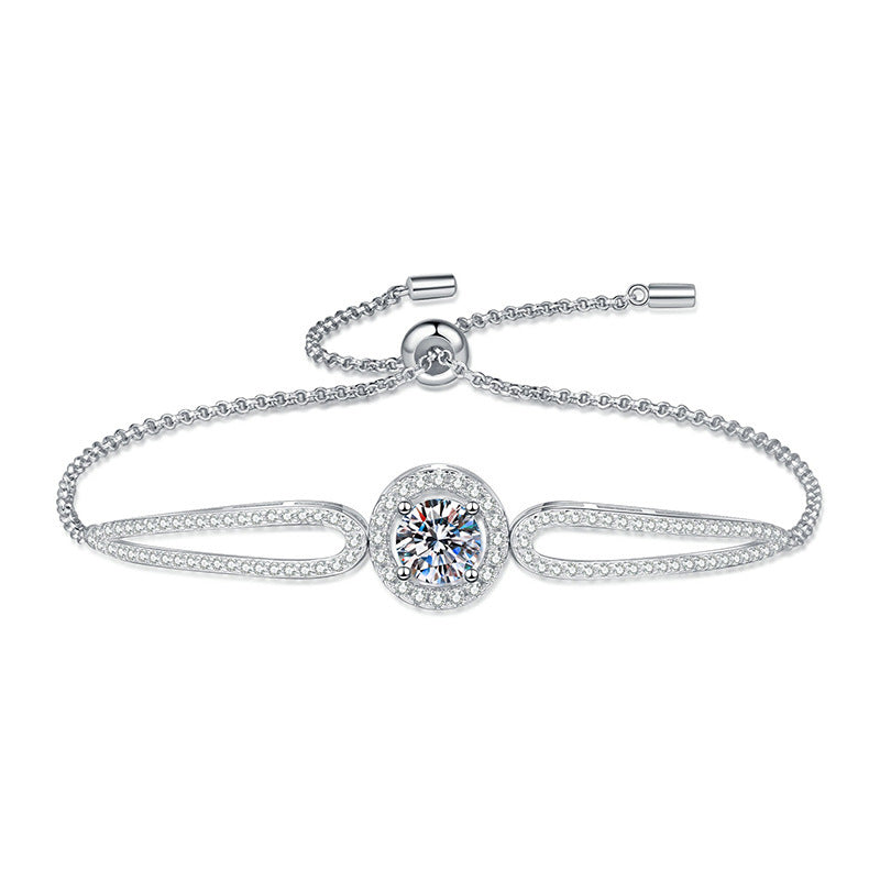 S925 Sterling Silver Moissanite Bracelet