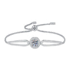 S925 Sterling Silver Moissanite Bracelet
