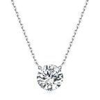 Time Chain – Fashionable Light Luxury Moissanite S925 Silver-Plated Platinum Pendant Necklace NP Collection
