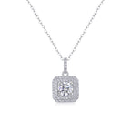 Sugar Diamond - 1-carat Moissanite S925 Sterling Silver And Platinum-plated Pendant