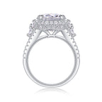 Dance With Youth - 5-carat Moissan Diamond S925 Sterling Silver And Platinum-plated Diamond Ring
