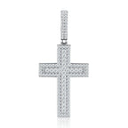 A Luxurious And Fashionable Minimalist Jewelry Pendant Necklace Set With Top-quality Moissanite, Made Of S925 Silver Electroplated With Platinum. - N&P Colletion
