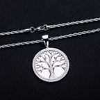 Minimalist Light-Luxury Copper Pendant With Diamonds Christmas Tree Design