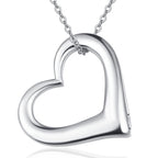Heart Urn Necklace for Ashes 925 Sterling Silver