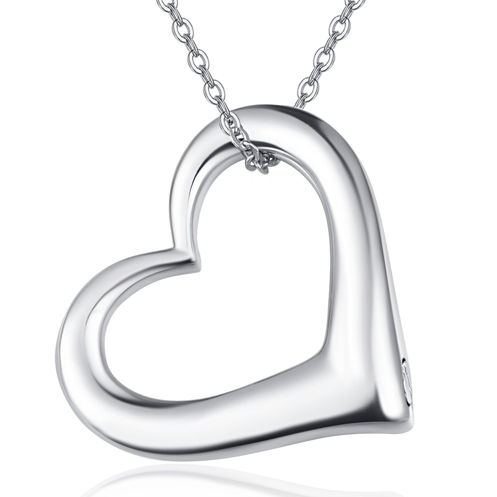Heart Urn Necklace for Ashes 925 Sterling Silver