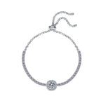 925 Sterling Silver Bracelet Starry Moissanite Bracelet
