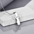 Cross Necklace Sterling Silver Cross Faith Celtic Dragon