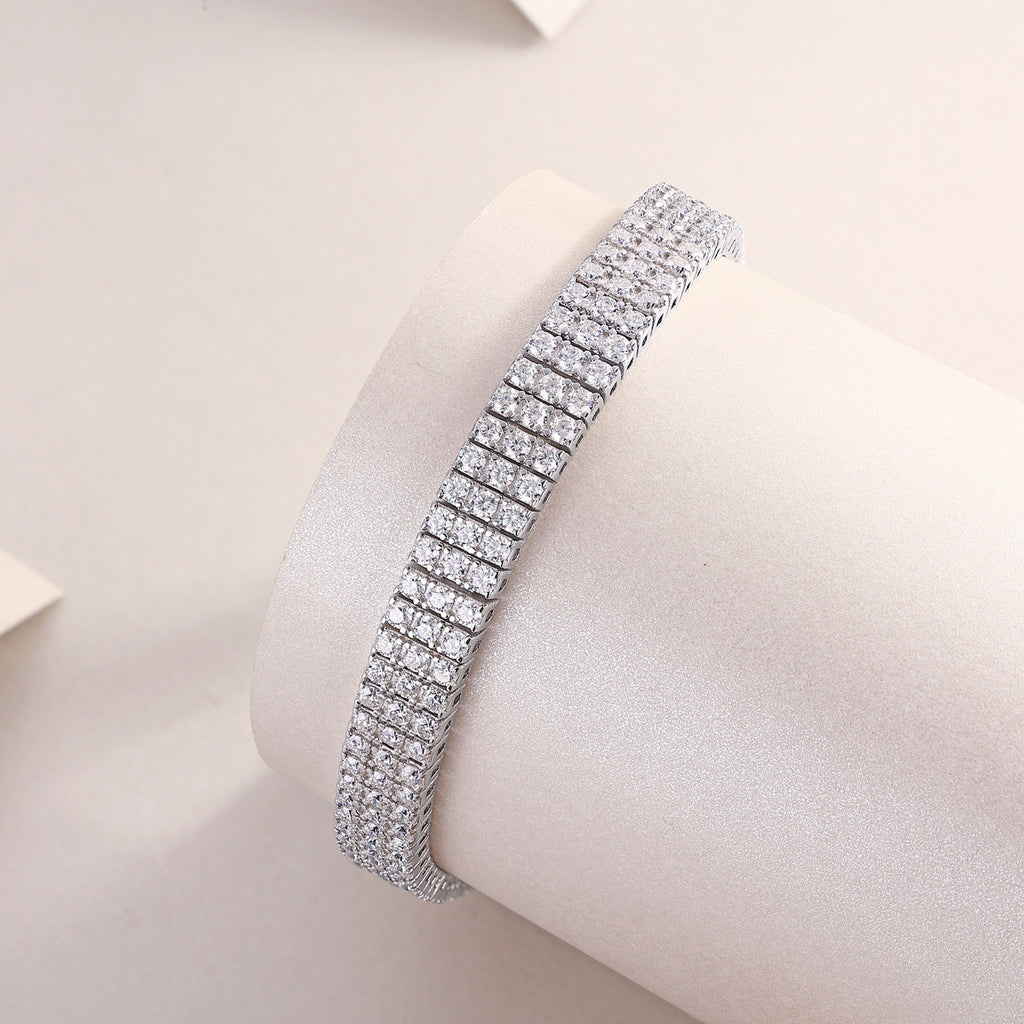 Chain Guanghua Mosan Diamond S925 Silver Bracelet